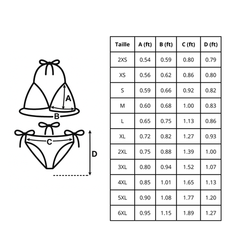 Bikini drapeau îles pitcairn - pixelforma