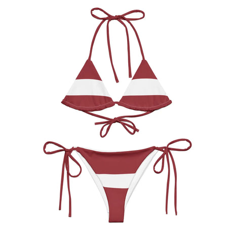 Bikini drapeau lettonie - pixelforma