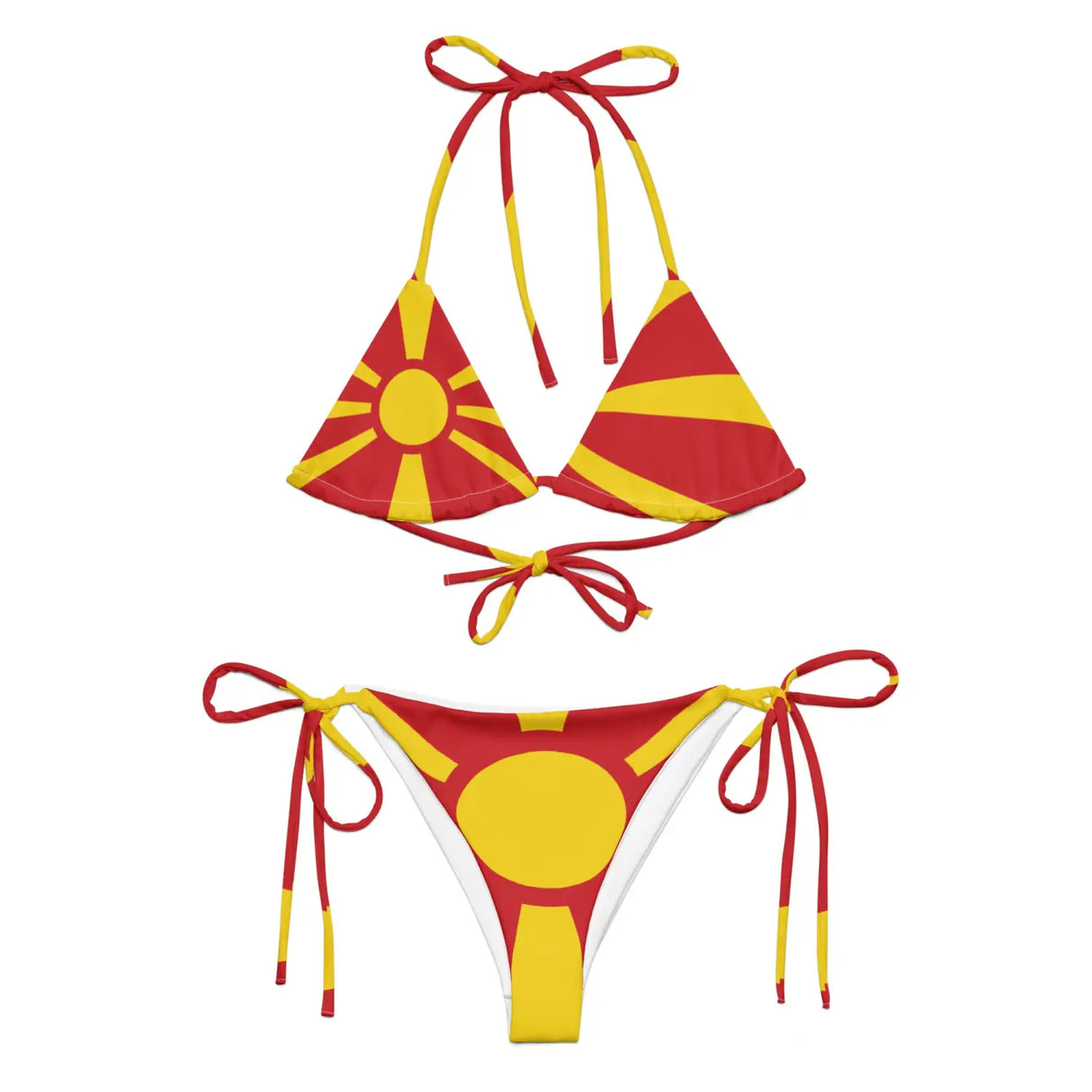 Bikini drapeau macédoine du nord - pixelforma