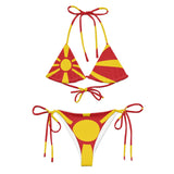 Bikini drapeau macédoine du nord - pixelforma