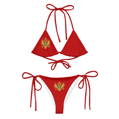 Bikini drapeau monténégro - pixelforma
