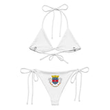 Bikini drapeau saint-barthélemy à cordon confort uv