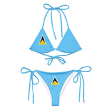 Bikini drapeau sainte-lucie - pixelforma