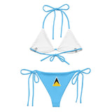 Bikini drapeau sainte-lucie - pixelforma