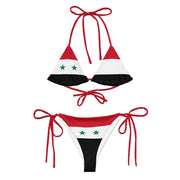 Bikini drapeau syrie all-over print recyclé anti uv