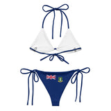 Bikini drapeau vierges britanniques à cordon confort uv