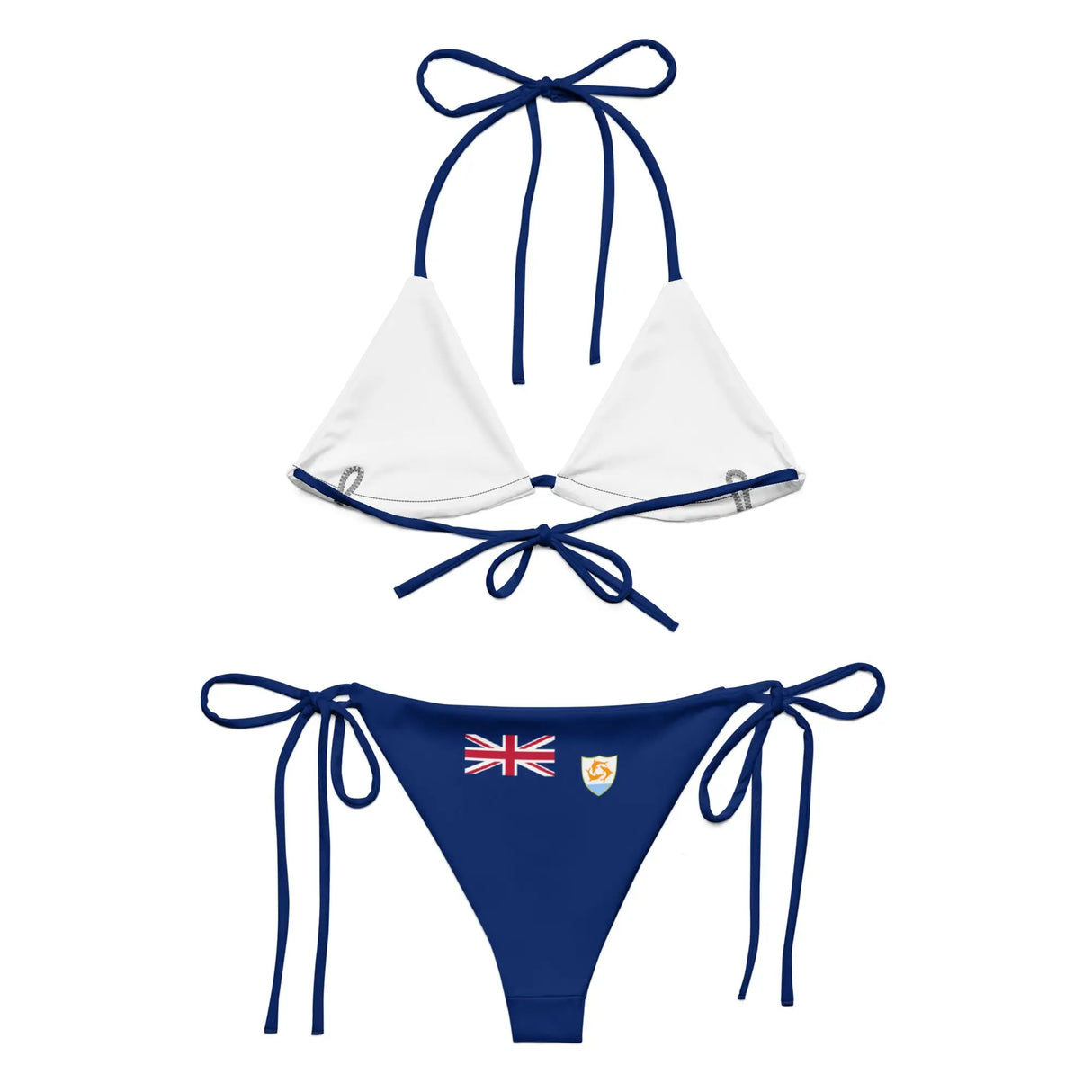 Bikini femme anguilla cordon recyclé impression all over