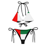 Bikini femme émirats arabes unis cordon recyclé orné