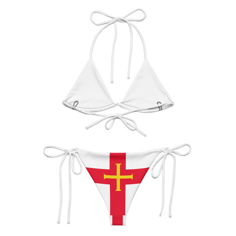 Bikini femme guernesey cordon recyclé orné uv