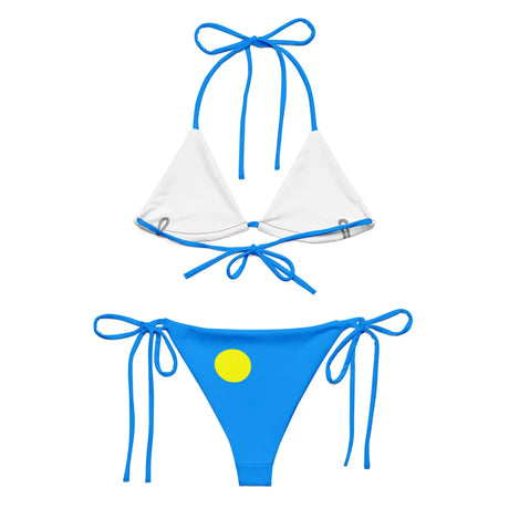 Bikini femme palaos impression all over cordon recyclé