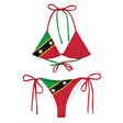Bikini femme saint-christophe-et-niévès cordon recyclé