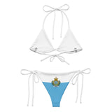 Bikini femme saint-marin motif drapeau confort uv