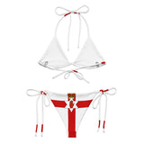 Bikini irlande du nord à cordon recyclé orné uv