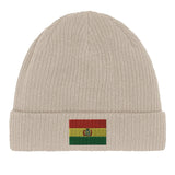 Bonnet bolivie coton naturel broderie usage quotidien