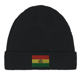 Bonnet bolivie coton naturel broderie usage quotidien
