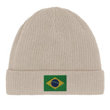 Bonnet brésil coton naturel broderie usage quotidien