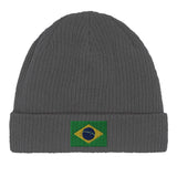 Bonnet brésil coton naturel broderie usage quotidien