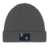 Bonnet coton antarctique française broderie respirabilité