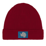 Bonnet coton drapeau antarctique broderie respirabilité
