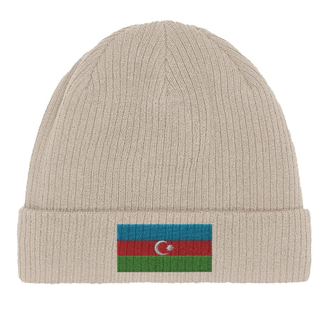 Bonnet coton drapeau azerbaïdjan broderie respirabilité