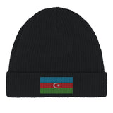 Bonnet coton drapeau azerbaïdjan broderie respirabilité