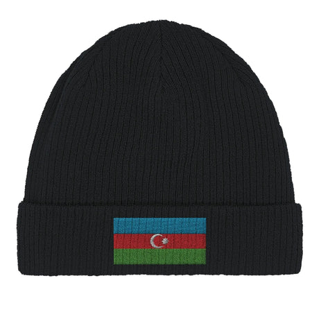 Bonnet coton drapeau azerbaïdjan broderie respirabilité