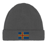 Bonnet coton drapeau d’åland broderie usage quotidien