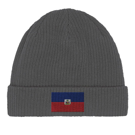 Bonnet coton drapeau d’haïti broderie usage quotidien