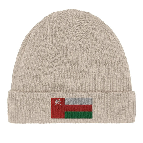 Bonnet coton drapeau d’oman broderie confortable