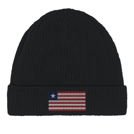 Bonnet coton drapeau liberia broderie usage quotidien