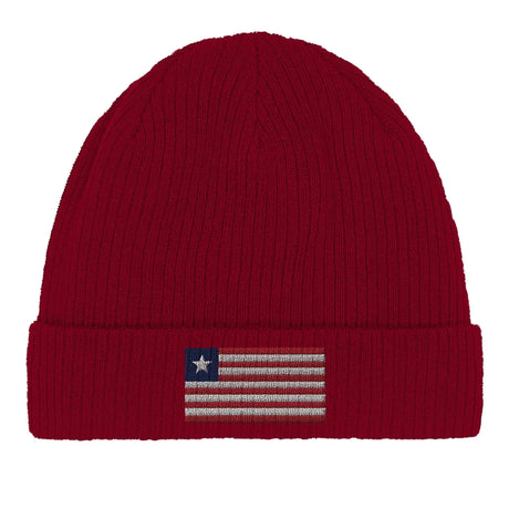 Bonnet coton drapeau liberia broderie usage quotidien