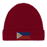 Bonnet coton drapeau philippines broderie usage quotidien