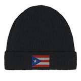 Bonnet coton drapeau porto rico broderie usage quotidien