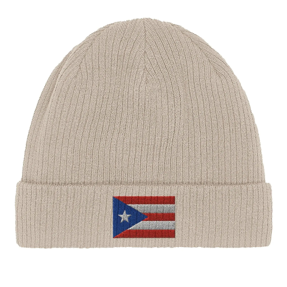 Bonnet coton drapeau porto rico broderie usage quotidien