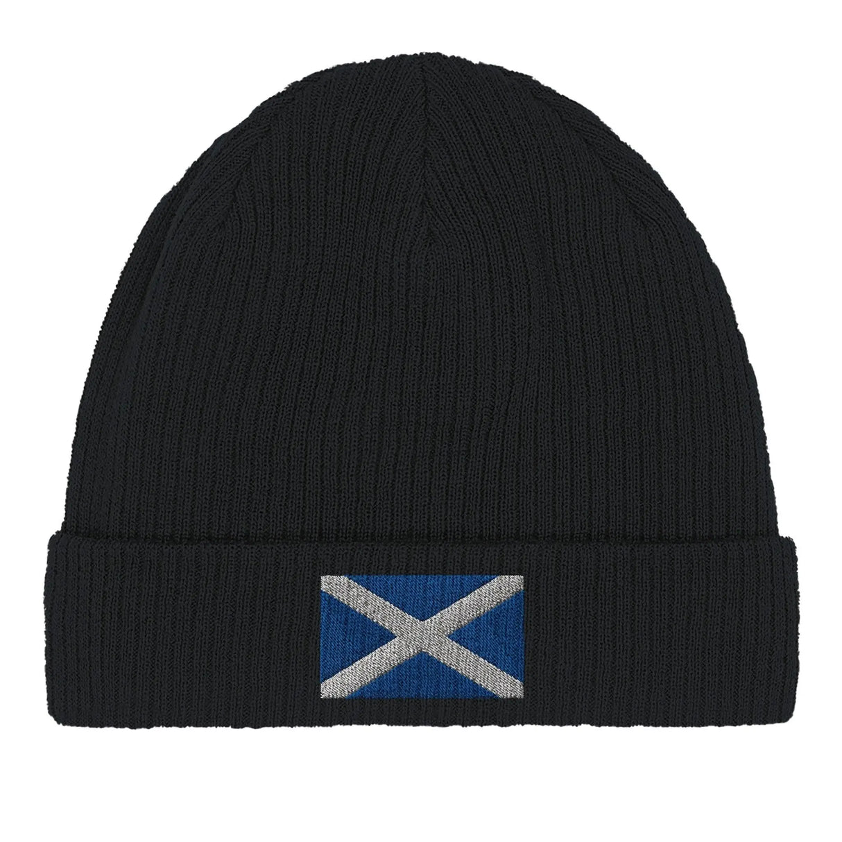 Bonnet coton écosse broderie drapeau respirabilité optimale