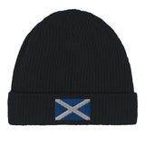 Bonnet coton écosse broderie drapeau respirabilité optimale