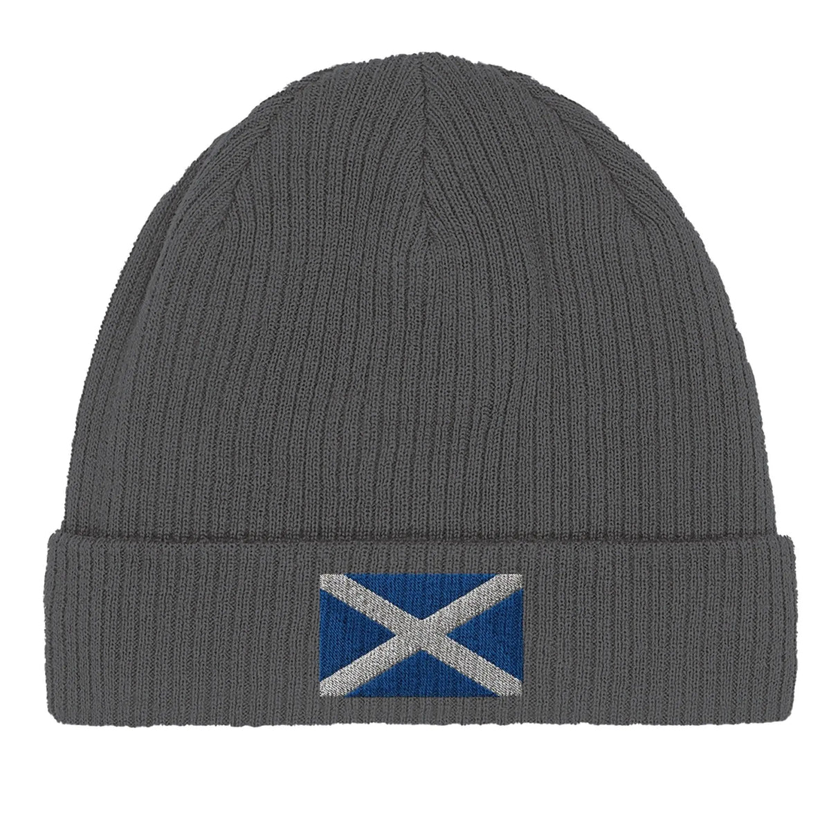 Bonnet coton écosse broderie drapeau respirabilité optimale