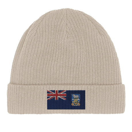 Bonnet coton îles malouines broderie confort quotidien