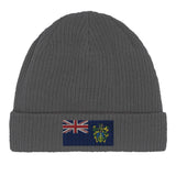 Bonnet coton îles pitcairn broderie drapeau respirabilité