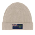 Bonnet coton îles pitcairn broderie drapeau respirabilité