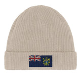 Bonnet coton îles pitcairn broderie drapeau respirabilité