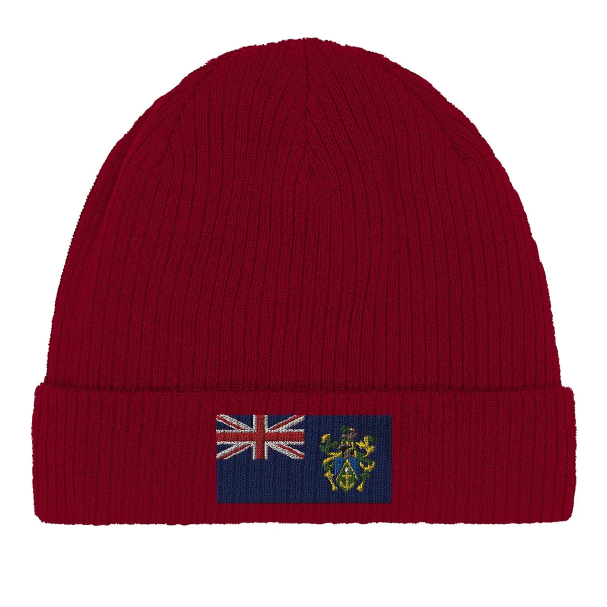 Bonnet coton îles pitcairn broderie drapeau respirabilité