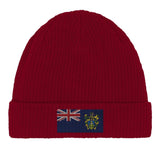 Bonnet coton îles pitcairn broderie drapeau respirabilité