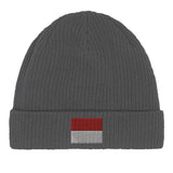 Bonnet coton monaco broderie usage quotidien respirabilité