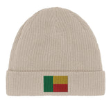 Bonnet coton naturel bénin broderie usage quotidien
