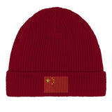 Bonnet coton naturel chine broderie respirabilité optimale
