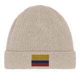 Bonnet coton naturel colombie broderie usage quotidien