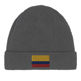 Bonnet coton naturel colombie broderie usage quotidien