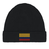 Bonnet coton naturel colombie broderie usage quotidien