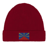 Bonnet coton naturel la réunion broderie usage quotidien